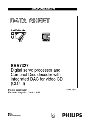SAA7327H/M2A Datasheet PDF Philips Electronics