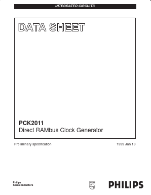 PCK2011 Datasheet PDF Philips Electronics