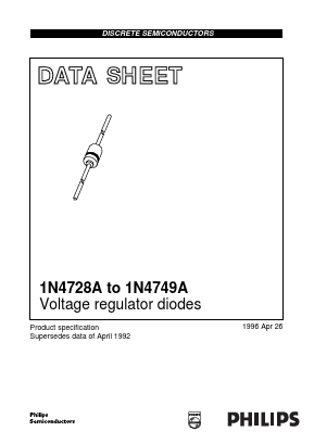 1N4744A Datasheet PDF Philips Electronics