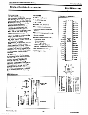 SCN8031HAFN40 Datasheet PDF Philips Electronics