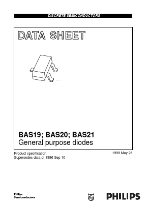 BAS19 Datasheet PDF Philips Electronics