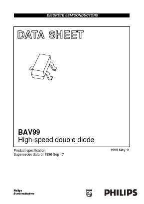 BAV99 Datasheet PDF Philips Electronics