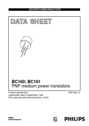 BC160-10 Datasheet PDF Philips Electronics