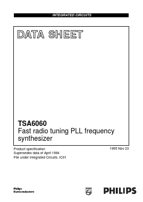 TSA6060T Datasheet PDF Philips Electronics
