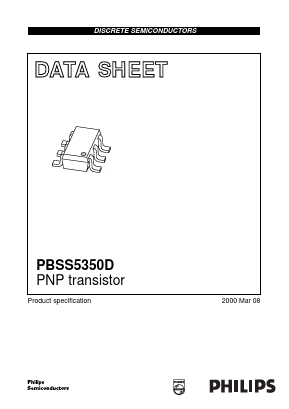 PBSS5350D Datasheet PDF Philips Electronics