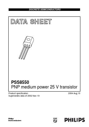 PSS8550 Datasheet PDF Philips Electronics