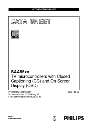 SAA5547PS/M1A/0000 Datasheet PDF Philips Electronics