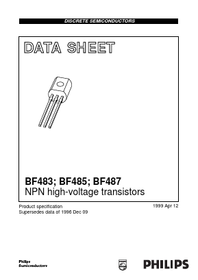 BF487 Datasheet PDF Philips Electronics