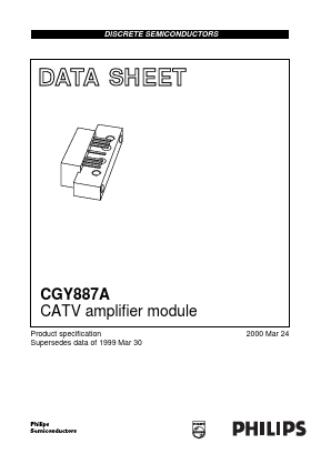 CGY887A Datasheet PDF Philips Electronics