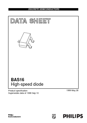 BAS16 Datasheet PDF Philips Electronics