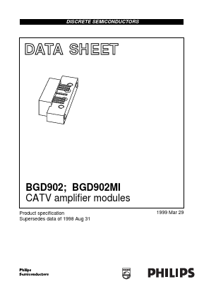 BGD902MI Datasheet PDF Philips Electronics