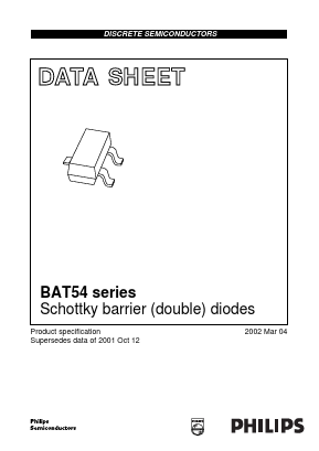 BAT54S Datasheet PDF Philips Electronics