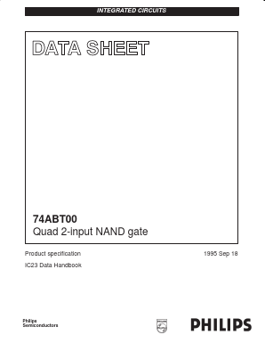 74ABT00DB Datasheet PDF Philips Electronics