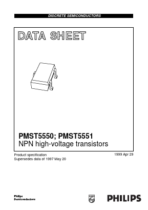 PMST5550 Datasheet PDF Philips Electronics