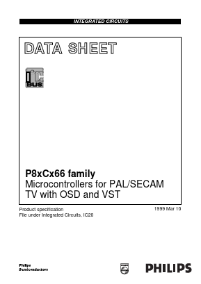 P83C766 Datasheet PDF Philips Electronics