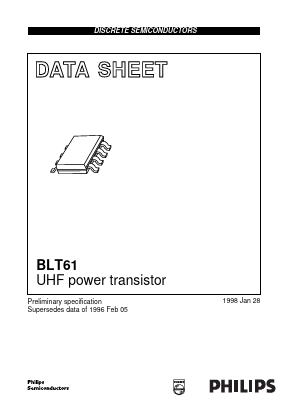BLT61 Datasheet PDF Philips Electronics