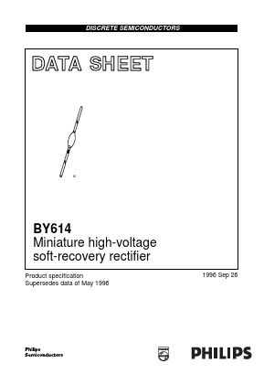 BY614 Datasheet PDF Philips Electronics