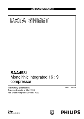 SAA4981T Datasheet PDF Philips Electronics