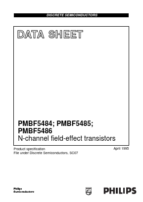 PMBF5486 Datasheet PDF Philips Electronics