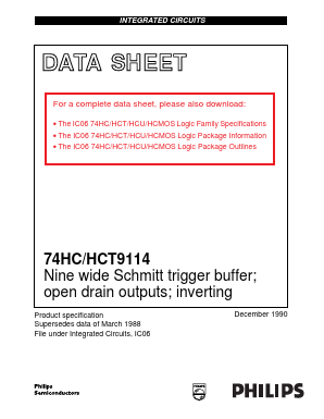 74HC91 Datasheet PDF Philips Electronics
