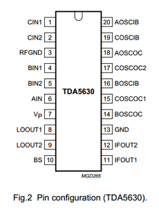 TDA5630 Datasheet PDF Philips Electronics
