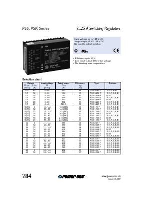 PSS129-7 Datasheet PDF Power-One Inc.