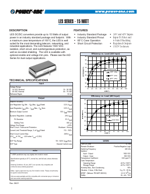 LES006ZB Datasheet PDF Power-One Inc.