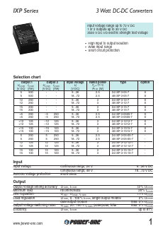 48IXP3-1515-7 Datasheet PDF Power-One Inc.