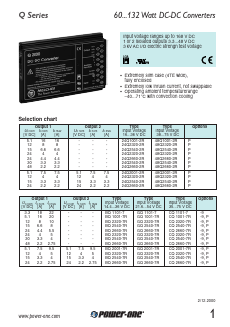 24Q1001-2R Datasheet PDF Power-One Inc.