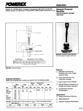 R5010815XXWA Datasheet PDF Powerex
