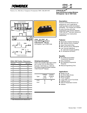 CD471240 Datasheet PDF Powerex