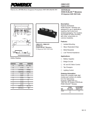 CM421655 Datasheet PDF Powerex