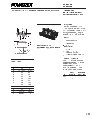 ME501606 Datasheet PDF Powerex