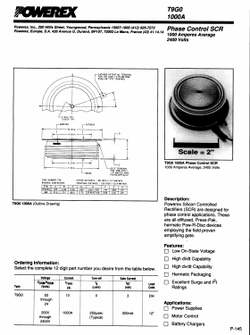 T9G01000A Datasheet PDF Powerex