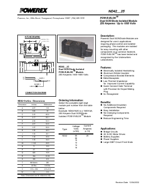 ND421625 Datasheet PDF Powerex