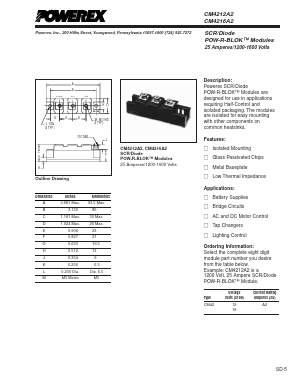 CM4212A2 Datasheet PDF Powerex
