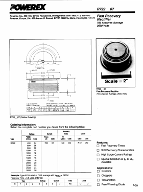R7222007CS Datasheet PDF Powerex