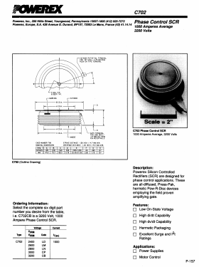 C702CB Datasheet PDF Powerex