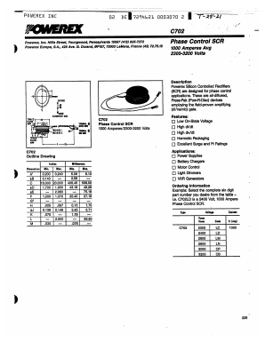 C702 Datasheet PDF Powerex