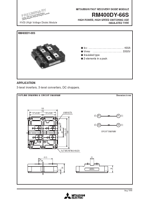 RM400DY-66S Datasheet PDF Powerex