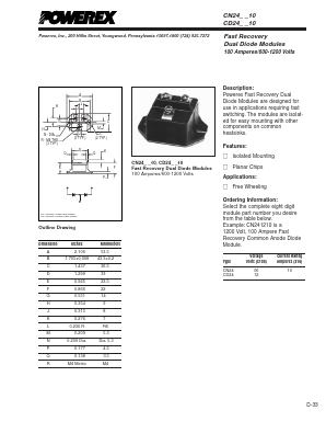 CN240610 Datasheet PDF Powerex
