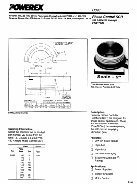 C390L Datasheet PDF Powerex