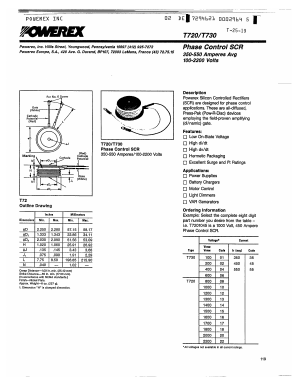 T7201235 Datasheet PDF Powerex