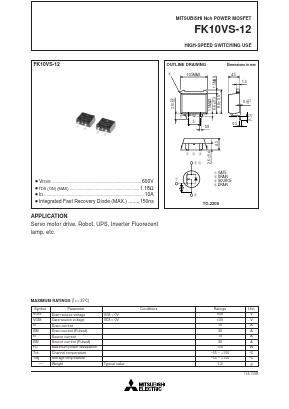 FK10VS-12 Datasheet PDF Powerex