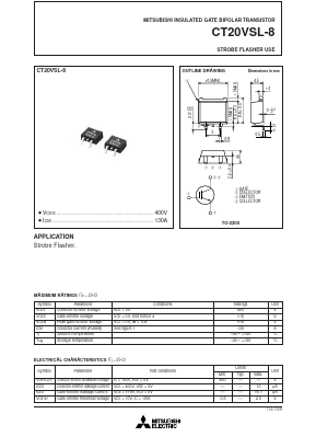CT20VSL-8 Datasheet PDF Powerex