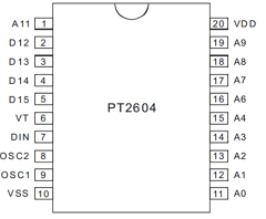 PT2604-S Datasheet PDF Princeton Technology
