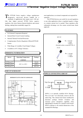 PJ79L00 Datasheet PDF Promax Johnton