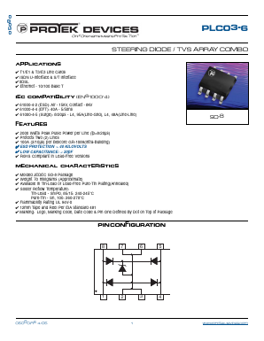 PLC03-6 Datasheet PDF ProTek Devices.
