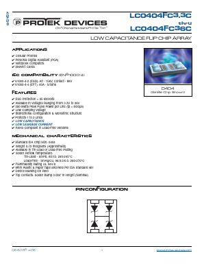 LC0404FC36C-LF-T710-2 Datasheet PDF ProTek Devices.