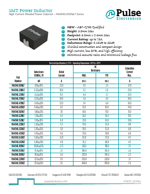 PA4340.332NLT Datasheet PDF Pulse Electronics